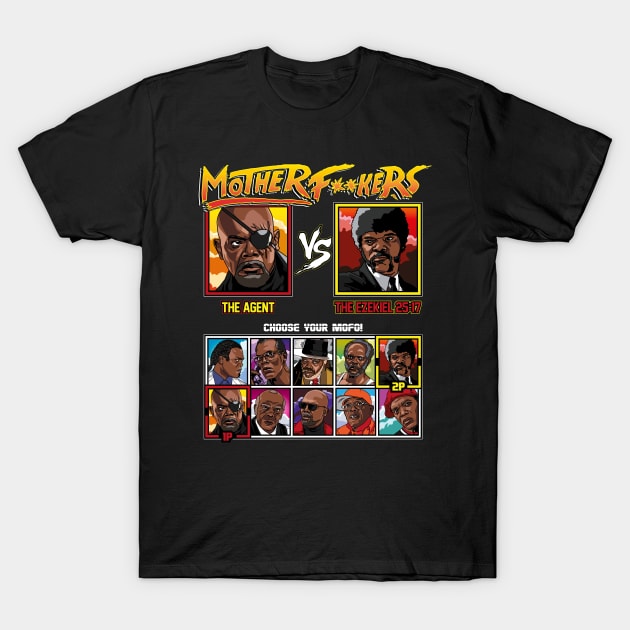 Motherf**kers - Samuel L Jackson VS - Censored T-Shirt by RetroReview